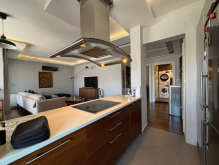 2 1 Corner Apartment For Rent With En-Suite Bathroom, Furniture, Parking, On Alsancakgül Street!