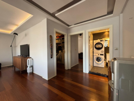 2 1 Corner Apartment For Rent With En-Suite Bathroom, Furniture, Parking, On Alsancakgül Street!