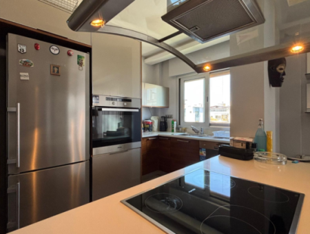 2 1 Corner Apartment For Rent With En-Suite Bathroom, Furniture, Parking, On Alsancakgül Street!