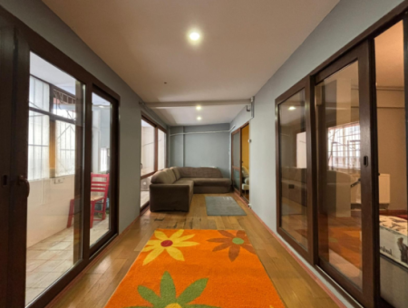 1St Floor 2 1 70M2 Natural Gas Furnished Apartment For Rent In Alsancak Kahramanlar!