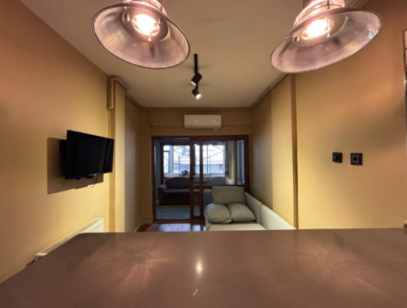 1St Floor 2 1 70M2 Natural Gas Furnished Apartment For Rent In Alsancak Kahramanlar!