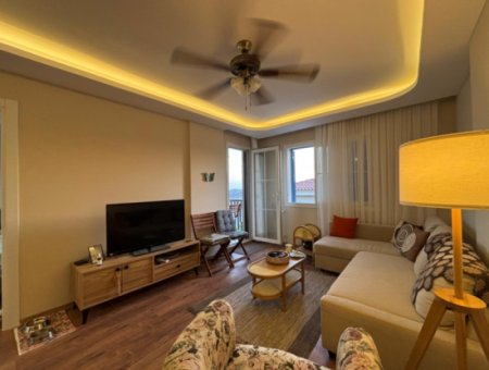 2 1 Cellar Apartment For Sale In Çeşme Ovacik With Amazing View!