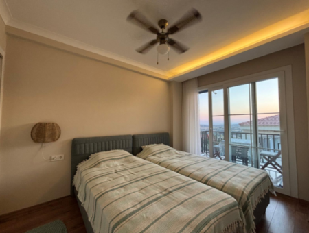 2 1 Cellar Apartment For Sale In Çeşme Ovacik With Amazing View!