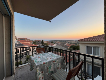 2 1 Cellar Apartment For Sale In Çeşme Ovacik With Amazing View!