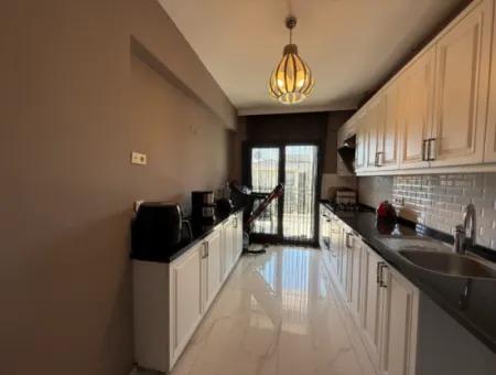 4 2 Duplex Apartments For Rent – Seferihisar, Prestigious Location With Nature And Sea View