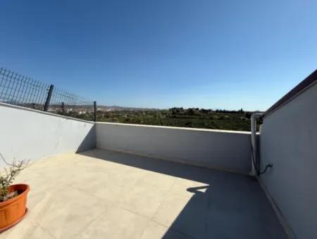 4 2 Duplex Apartments For Rent – Seferihisar, Prestigious Location With Nature And Sea View