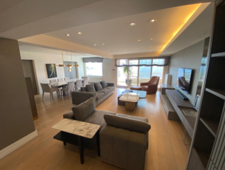 Fully Renovated Mezzanine Mansion Flat With 4 1 Parking Lot In Karataş