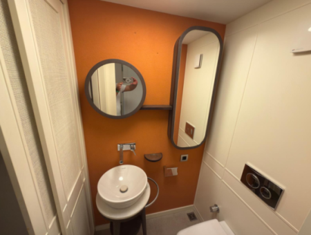 Fully Renovated Mezzanine Mansion Flat With 4 1 Parking Lot In Karataş