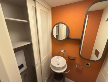 Fully Renovated Mezzanine Mansion Flat With 4 1 Parking Lot In Karataş