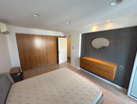 Fully Renovated Mezzanine Mansion Flat With 4 1 Parking Lot In Karataş