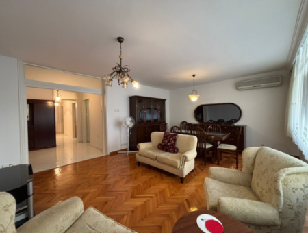 3 1 Furnished Flat For Rent With Parking In Alsancak Cultural District