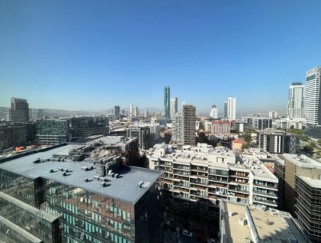 133 M2 Workplace For Rent With 2 1 Vat In Bayrakli Tower!