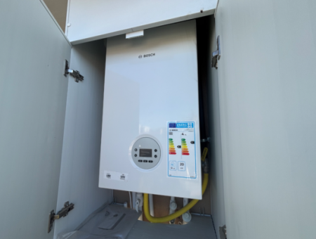 Combi Boiler, Balcony 1 1 Flat For Sale In Seferihisar Camikebir Neighborhood