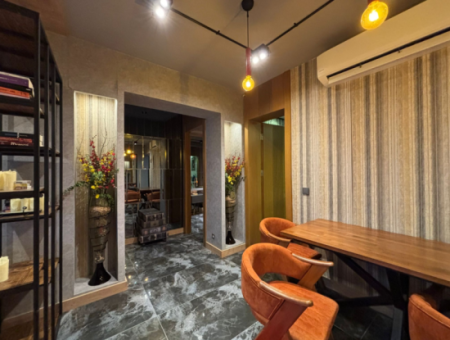 Luxury 2 1 Furnished Flat For Sale Near Alsancak Talatpaşa Boulevard!