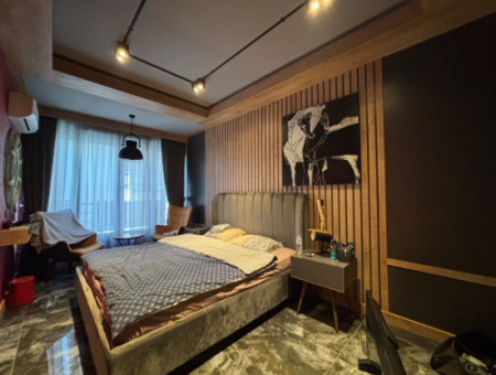 Luxury 2 1 Furnished Flat For Sale Near Alsancak Talatpaşa Boulevard!