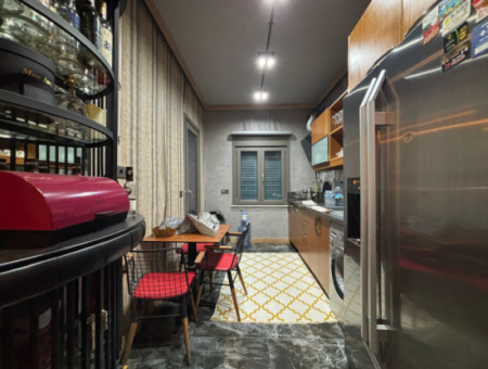 Luxury 2 1 Furnished Flat For Sale Near Alsancak Talatpaşa Boulevard!