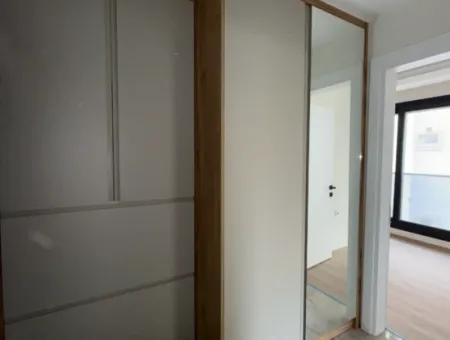 New 1 1 Flat For Sale With Open Front, Large Balcony, Cloakroom In Seferihisar Camikebir