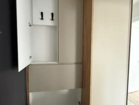 New 1 1 Flat For Sale With Open Front, Large Balcony, Cloakroom In Seferihisar Camikebir