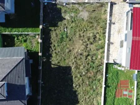 Seferihisar Akarca In Tepecik | Sea View | In The Site Area | Twin Villa Zoned Land For Sale