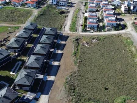 Seferihisar Akarca In Tepecik | Sea View | In The Site Area | Twin Villa Zoned Land For Sale