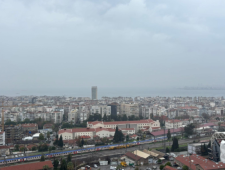 19Th Floor 3 1 120 M2 Sea View Flat For Rent In Alsancak Evora Project
