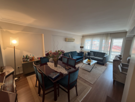 Fireplace Mezzanine Flat With Parking Lot Close To The Street In Küçükyali