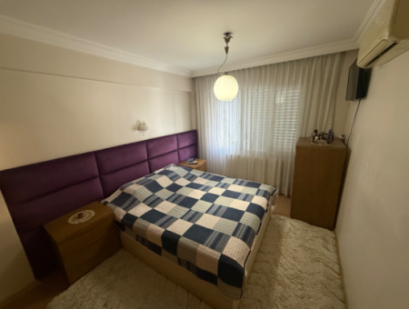 Fireplace Mezzanine Flat With Parking Lot Close To The Street In Küçükyali