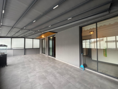 Near Bornova Yaşar University 80M2 2 1 Luxury Rental Apartment With Winter Garden!