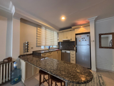 Ground Up To Alsancak Parking Lot Libas 2 1 Furnished Flat For Sale!