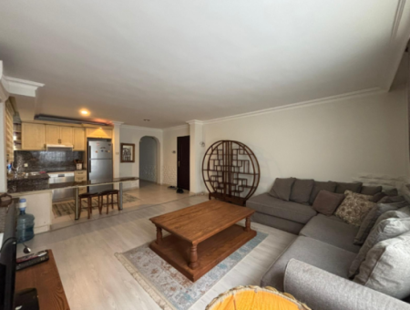 Ground Up To Alsancak Parking Lot Libas 2 1 Furnished Flat For Sale!