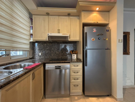 Ground Up To Alsancak Parking Lot Libas 2 1 Furnished Flat For Sale!