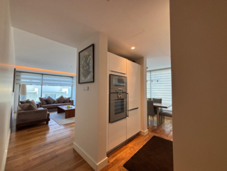 Furnished Flat For Rent With 2 1 Parking Lot In Alsancak Port Residence!