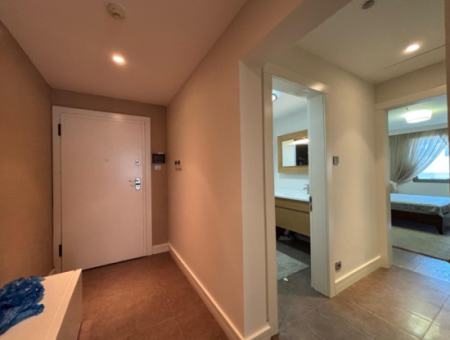 Furnished Flat For Rent With 2 1 Parking Lot In Alsancak Port Residence!