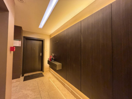 Furnished Flat For Rent With 2 1 Parking Lot In Alsancak Port Residence!