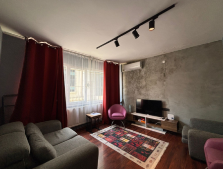 1 1 Modern Furnished Apartment For Rent In Alsancak Kahramanlar