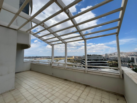 16Th Floor Terraced 1 1 Flat For Rent In Karşıyaka Mavişehir Albatros