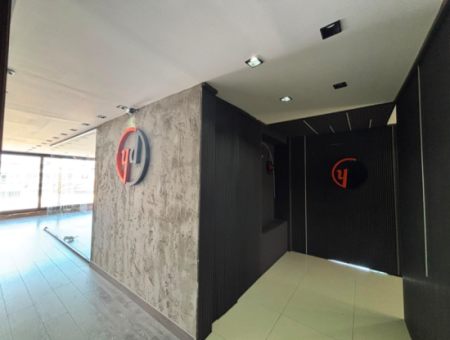 7Th Floor 410M2 Terrace 3 1 Flat For Rent With Sea View In Alsancak Republic Square!