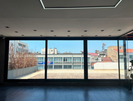 7Th Floor 410M2 Terrace 3 1 Flat For Rent With Sea View In Alsancak Republic Square!