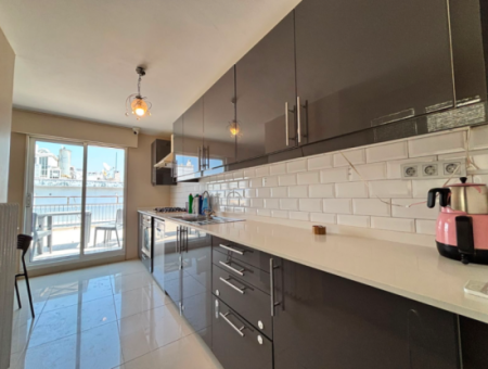 7Th Floor 410M2 Terrace 3 1 Flat For Rent With Sea View In Alsancak Republic Square!