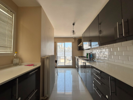 7Th Floor 410M2 Terrace 3 1 Flat For Rent With Sea View In Alsancak Republic Square!