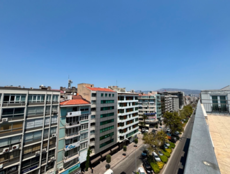 7Th Floor 410M2 Terrace 3 1 Flat For Rent With Sea View In Alsancak Republic Square!