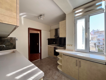 2 1 110M2 Well-Maintained Flat For Rent Near Alsancak Tevfik Fikret!
