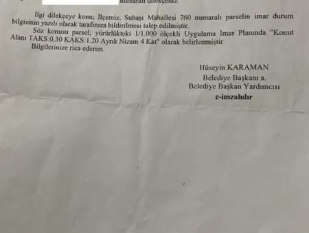 342 M² Zoned Land For Contractors And Investors In Torbali Subaşi