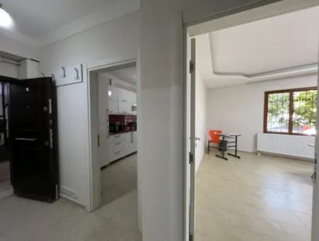 3 1 Flats For Sale In Seferihisar City Center | 130 M² | Separate Kitchen | Ground Floor | Open Front