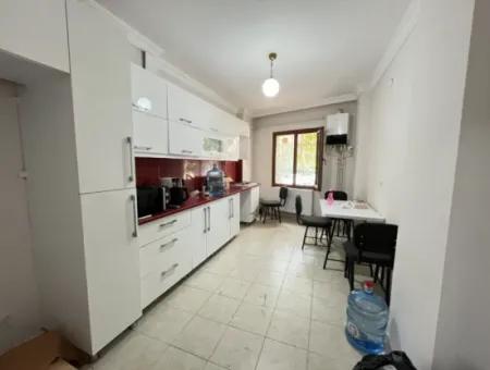 3 1 Flats For Sale In Seferihisar City Center | 130 M² | Separate Kitchen | Ground Floor | Open Front