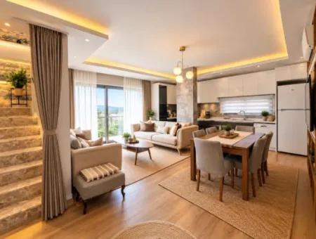 Luxury Duplex In A Site With Sea View And Pool In Seferihisar Doğanbey!
