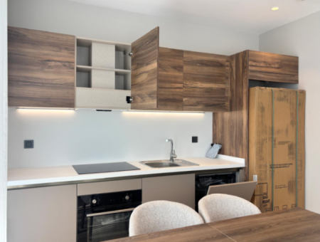 Alsancak Evora Project 19Th Floor 1 1 Zero Furnished Corner Flat For Rent!