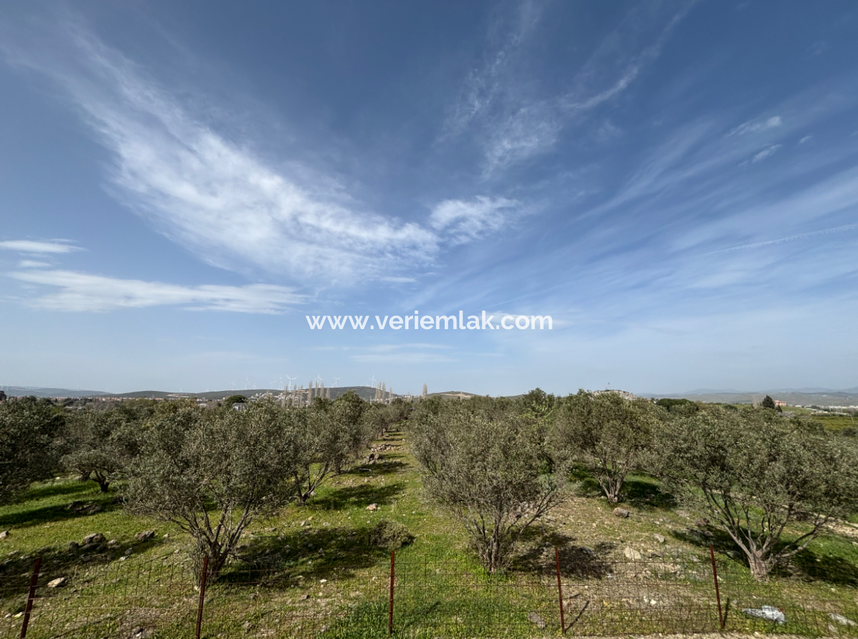 Seferihisar Hıdırlık Mahallesinde Deniz Manzaralı Satılık 8574 M2 Tarla