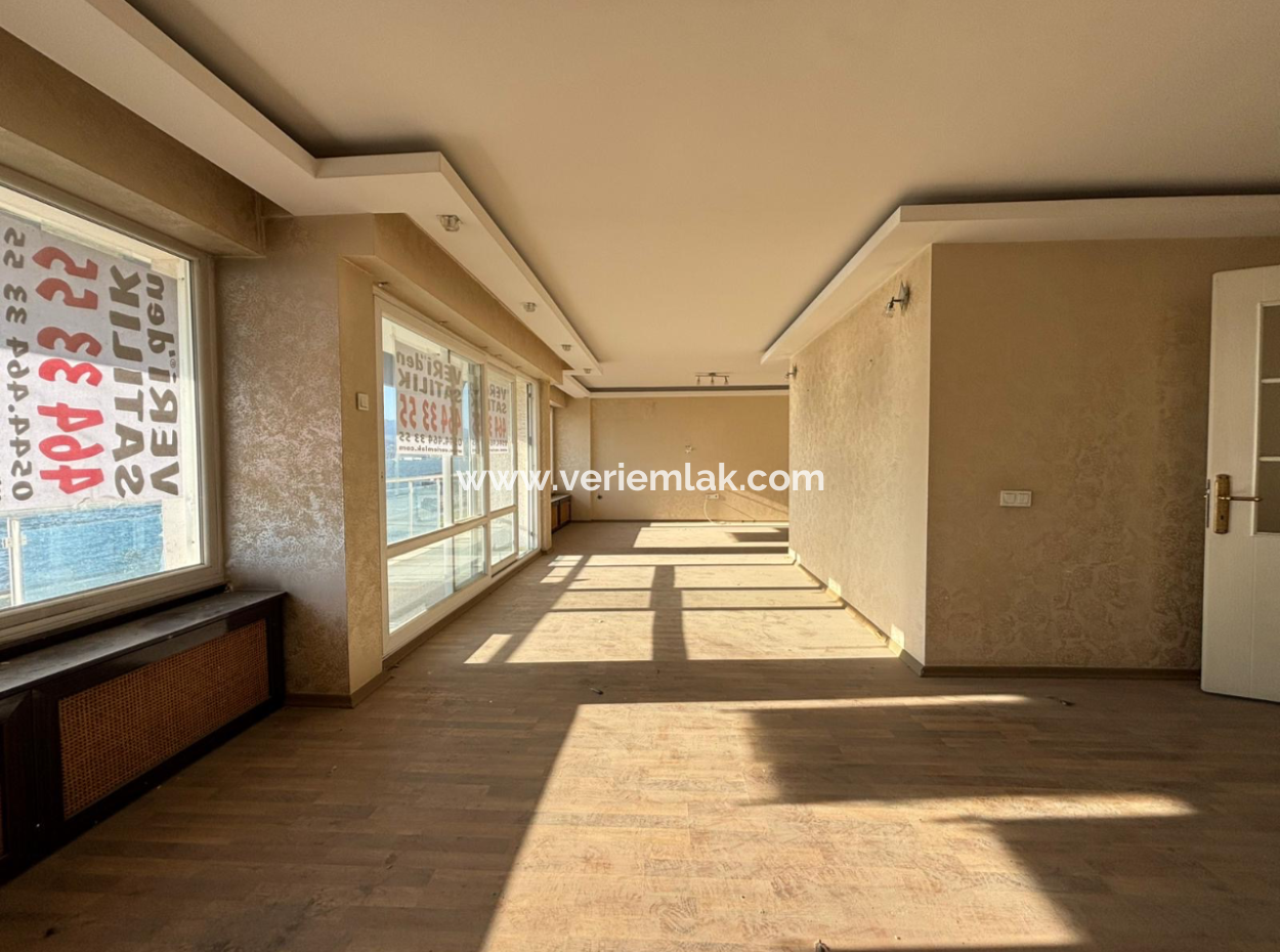 Alsancak  Kordonda 5.Kat 2+1 160M2 Çift Tapulu Kiralık Daire