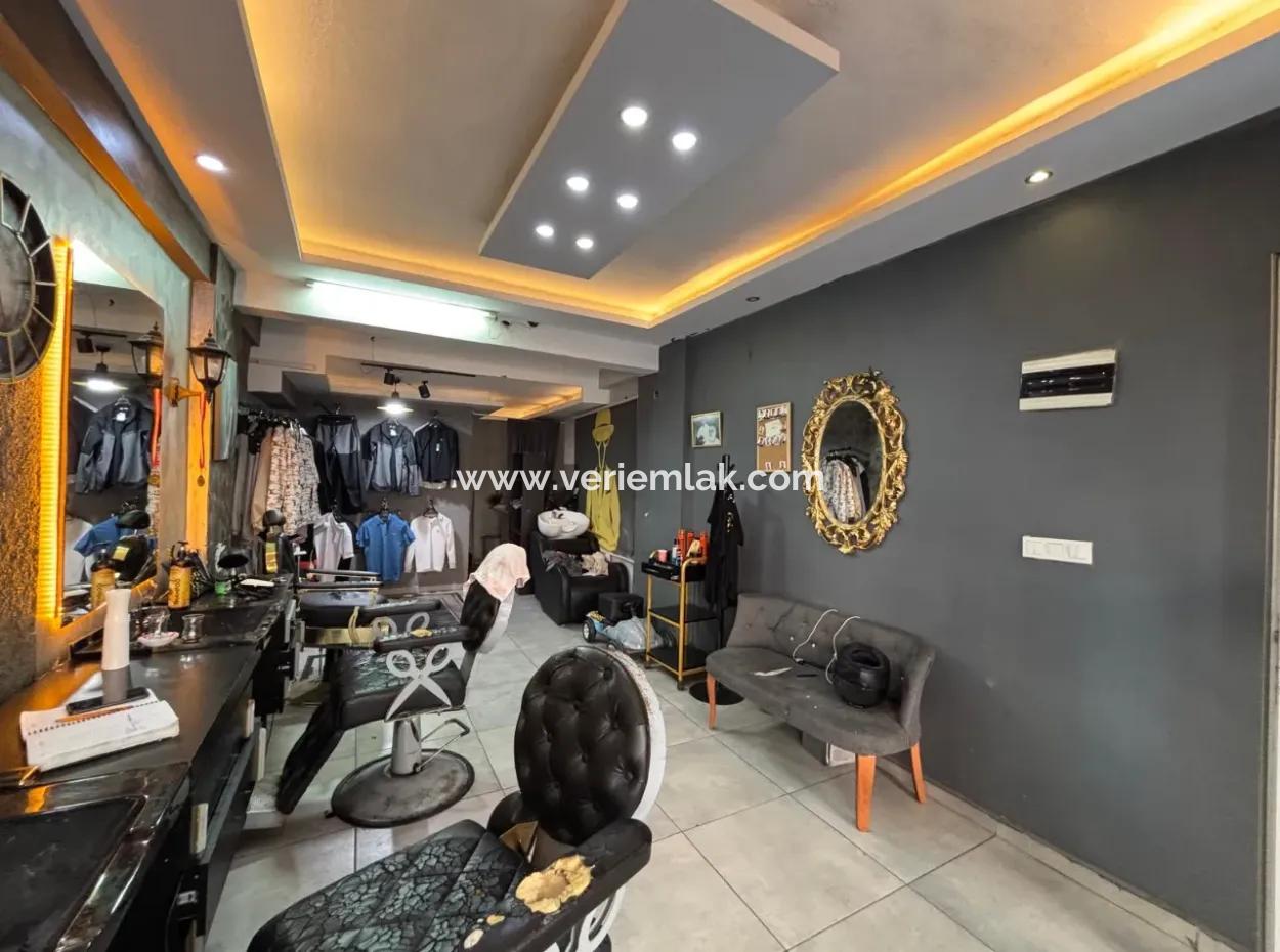 Alsancak Kahramanlar Akıncılar Caddesi Üzerinde 35M2 Wc Li Otomatik Kepenkli Kiralık Dükkan